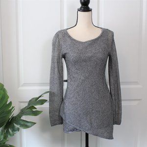 White House Black Market metalic knit sweater